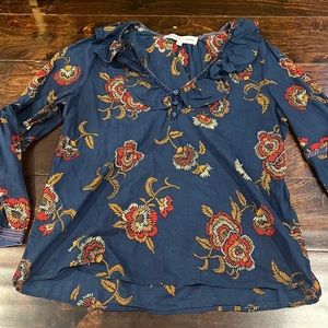 Madewell floral blouse